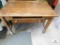 Oak desk with drawer