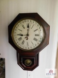 Waterbury Clock Co Regulator Calendar Clock
