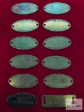 (12) Christopher Coal Co. ID Tags and (13) Various Mines Number Tags