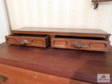 2 drawer acorn pull dresser top