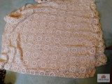 Crocheted bed cover