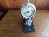 Marble & silver decorative clock