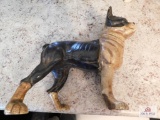 Cast iron dog figurine
