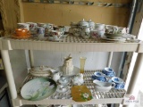 Collection of teacups and saucers