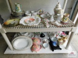 Collection of china - vases, bowls, plates, bells, serving platters