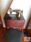 Westinghouse sewing machine cabinet and stool