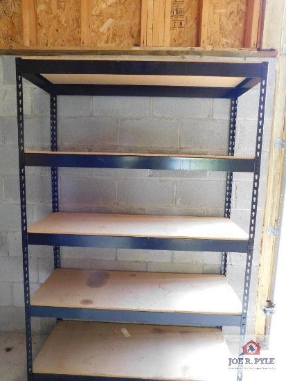 4 by 6 Foot Metal Shelf Unit