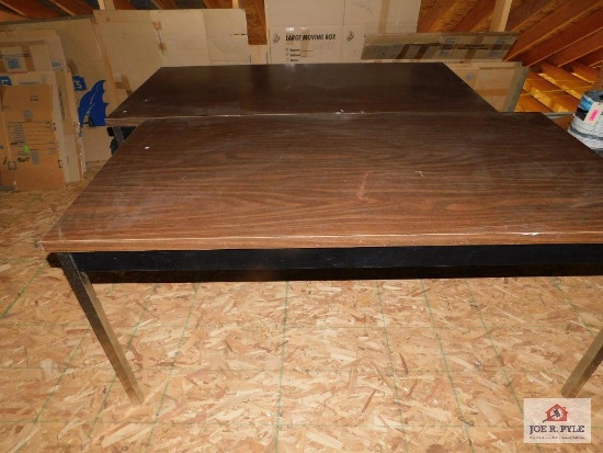 2 Fixed Leg 8 Foot Work Tables