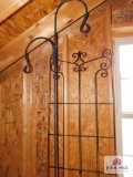 Black Plant Hanger- Shepard's Hook and Trellis