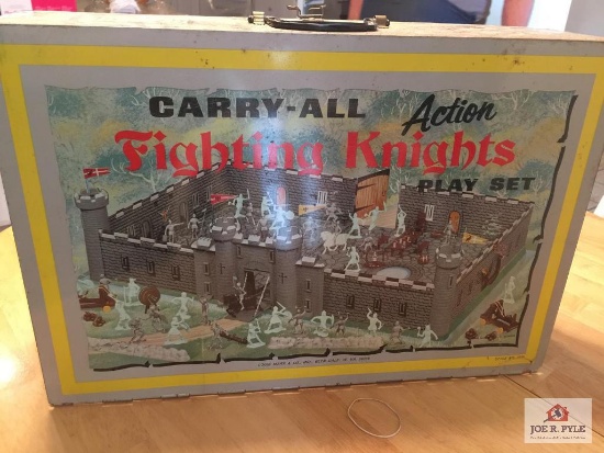Marx Fighting Knights toy set