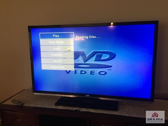 Vizio TV 58" with Koss DVD player