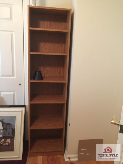 Wood storage shelf