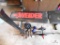 Weider weight bench with bench press bar and weights