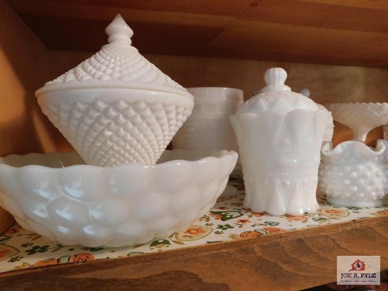 Collection of Milkglass