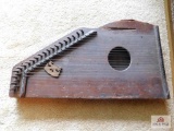 Antique lap harp