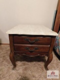 Marble top table