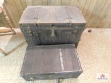 2 Trunks- Large trunk came from Italy approx 1950-51