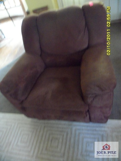 Brown recliners