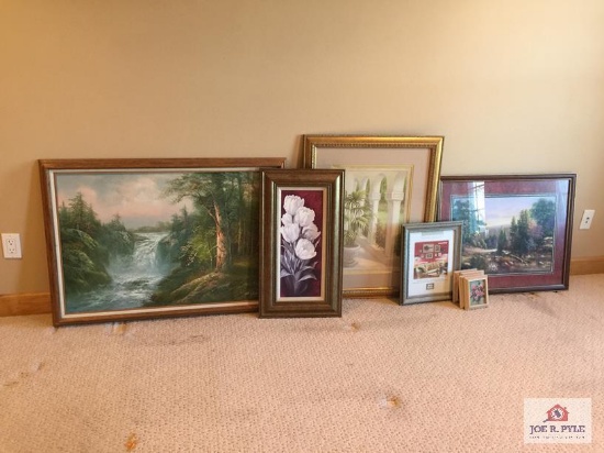 Lot of framed art