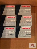 6 BOXES FEDERAL 20GA #3 SHOT BUCK 5RD BOXES