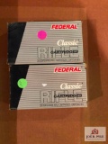 2 BOXES FEDERAL CLASSIC .25-06 REM 117GR 20RD BOXES
