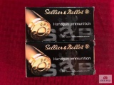 2 BOXES S&B .357 SIG 140GR 50RD BOXES