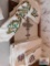 Hand stitched Ethiopian placemats & napkins with Framed linen