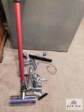 Dyson sweeper with charger and attachments