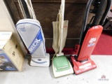 Group of vaccums - Oreck, Hoover, Dirt Devil