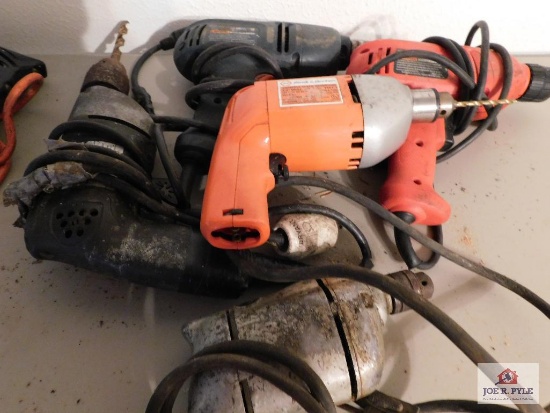 Black And Decker Variable Speed Reversing 3/8 In Drill With Black And Decker Industrial Heavy Duty