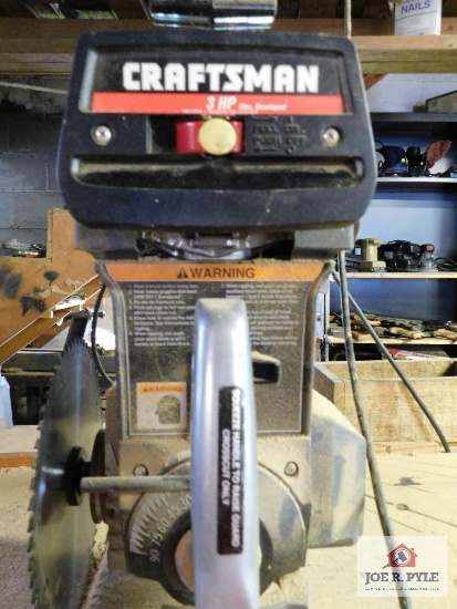 Radial Arm Saw, 3Hp Model# 113.196380 