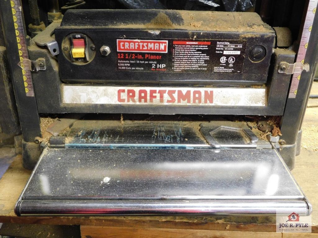 Craftsman 12 1/2In Planer 2Hp Model 351.233780 Barnebys