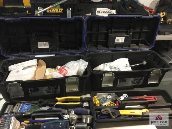 Lot: two (2) KOBALT tool boxes and contents: tools some are KOBALT