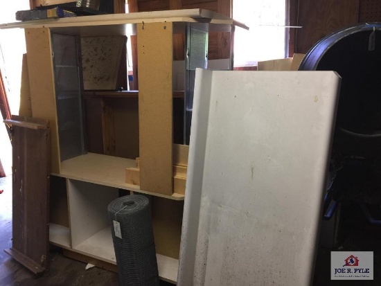 Lot: misc. furniture, wire, counter tops, etc.