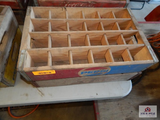 2 Early wood Pepsi crates