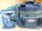 collections of gloves and bags and gun care items