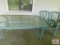Glass top table and chairs