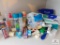 pill boxes and toiletries