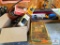 range finder, big game hoist, powder measure, tree steps