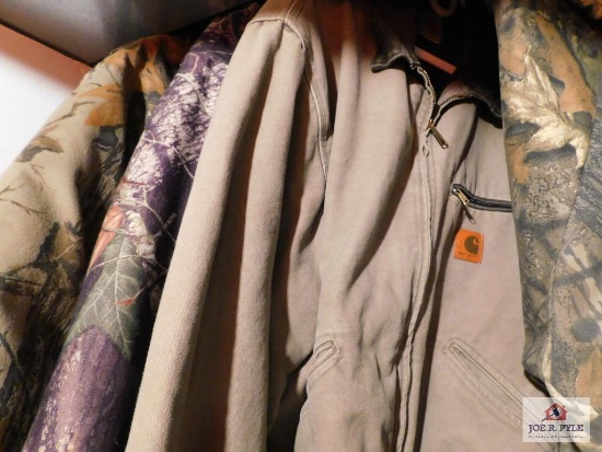 6 winter coats, 1 Carhart (XL - 3XL)