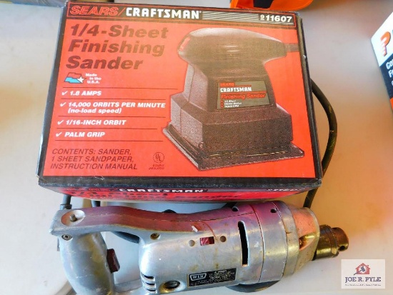 Craftsman sander and 3/8" drill