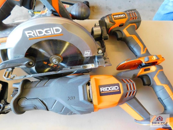 Rigid reciprocating saw, circular saw, and impact (no battery)