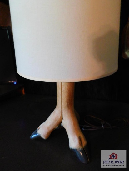animal legged lamp
