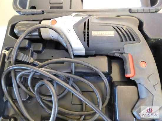 craftsman corded drill with case