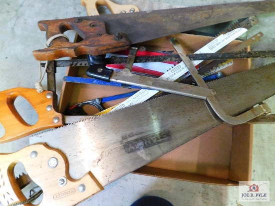 lot of hand saws