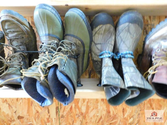 assorted boots