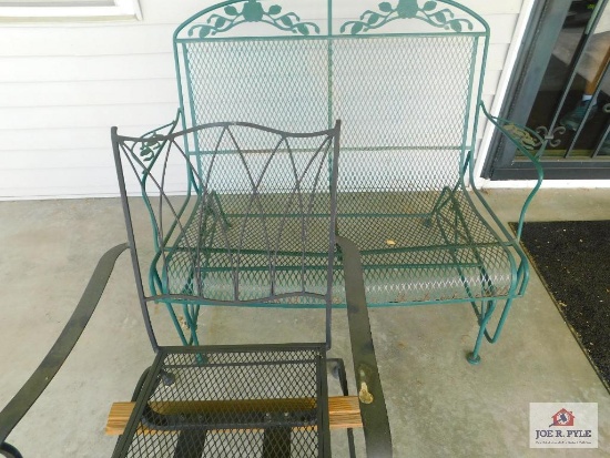 2 pc. Iron patio set