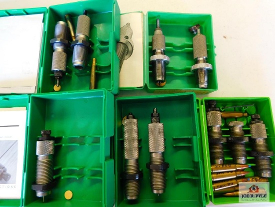 die sets to include: 250 sav, .32/40 krag, .220 swift, 7mm STW, + 1 .220 swift