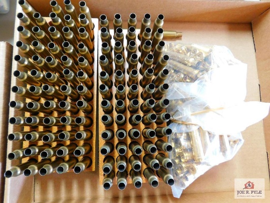 large lot of 300 wby mag casings