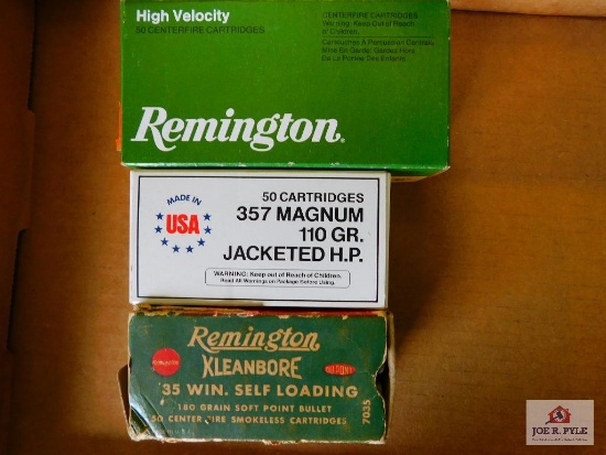 100 .357 mag rounds and 50 .35 win rounds